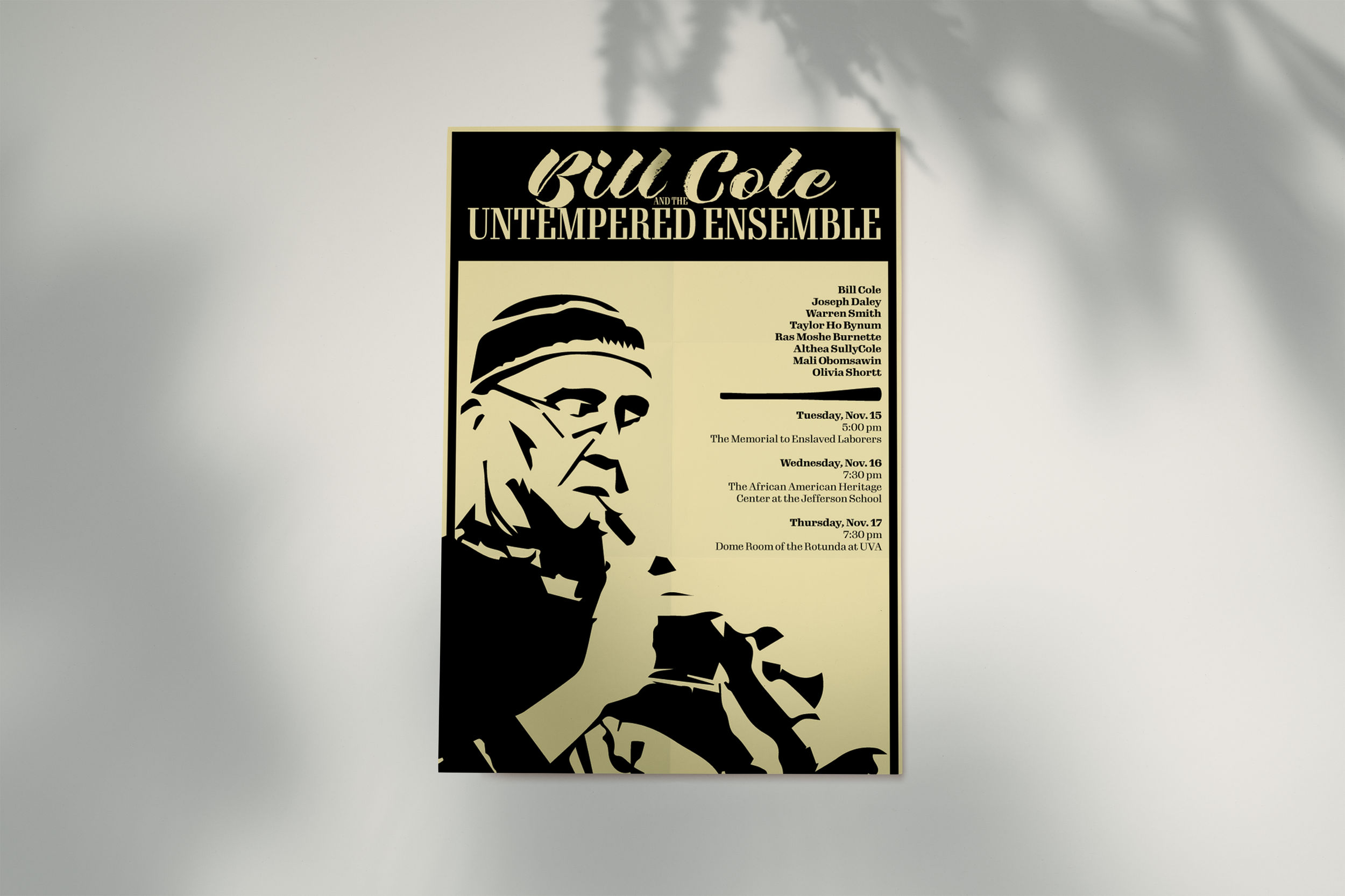 Bill Cole poster — variation one
